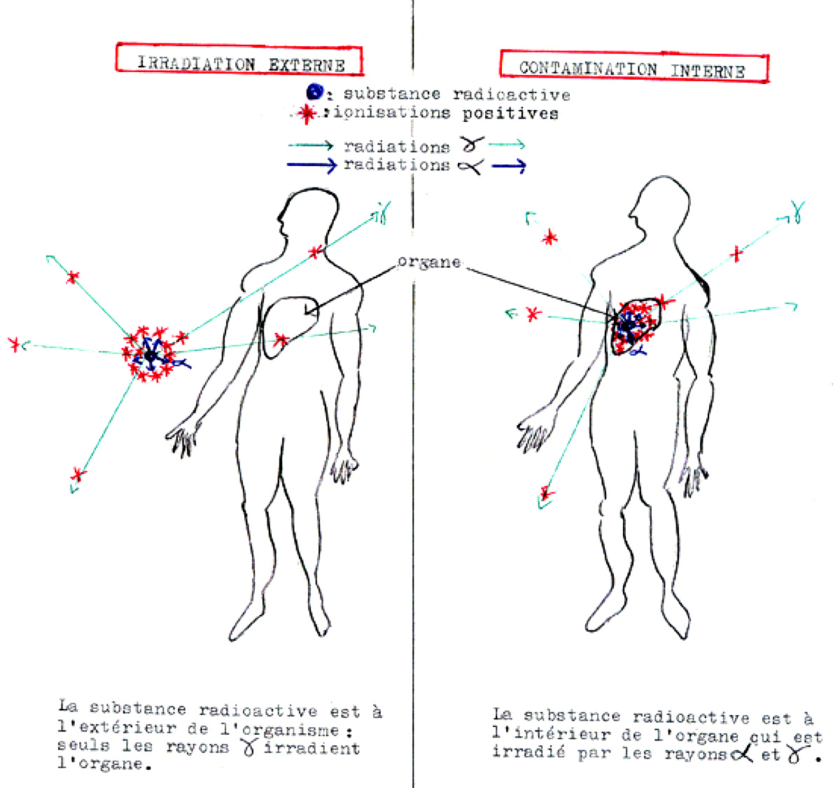 irradiation contamination nucleaire