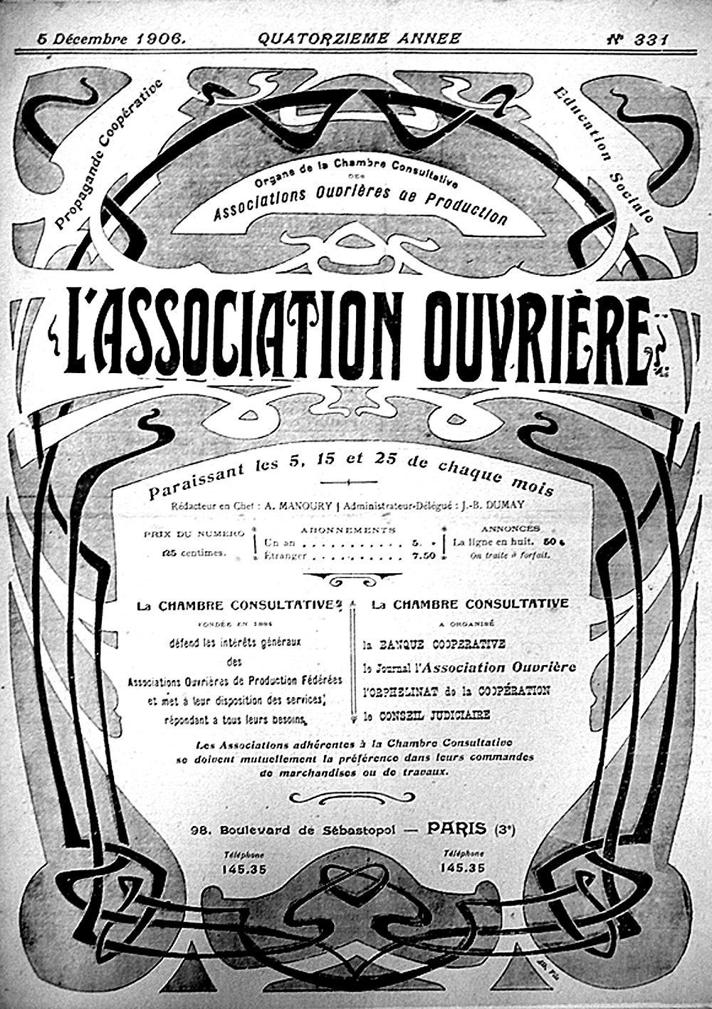 association ouvriere 1906