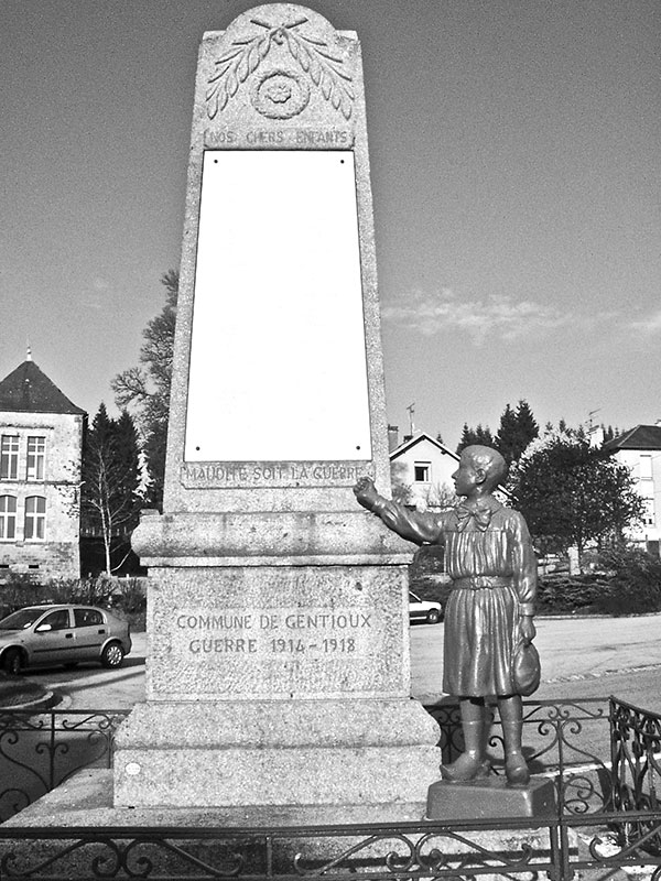 Monument aux morts Gentioux