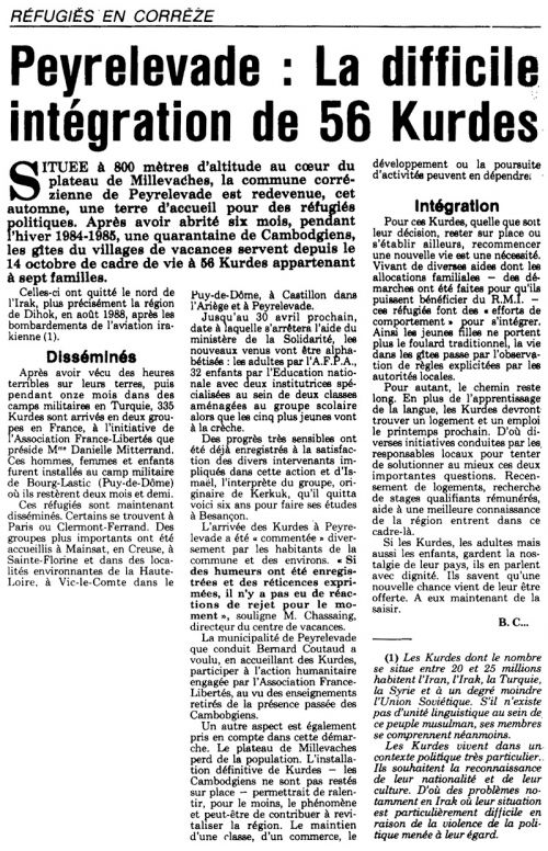 Populaire du Centre 21 - 11 - 1989