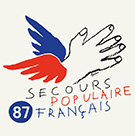 logo secours populaire 87