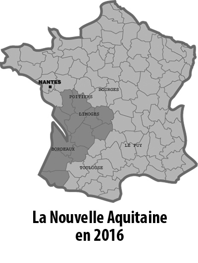 Carte Aquitaine 2016