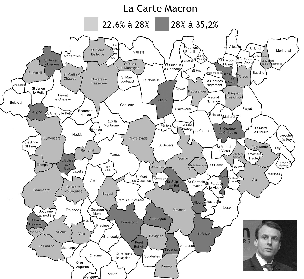 carte macron 2017