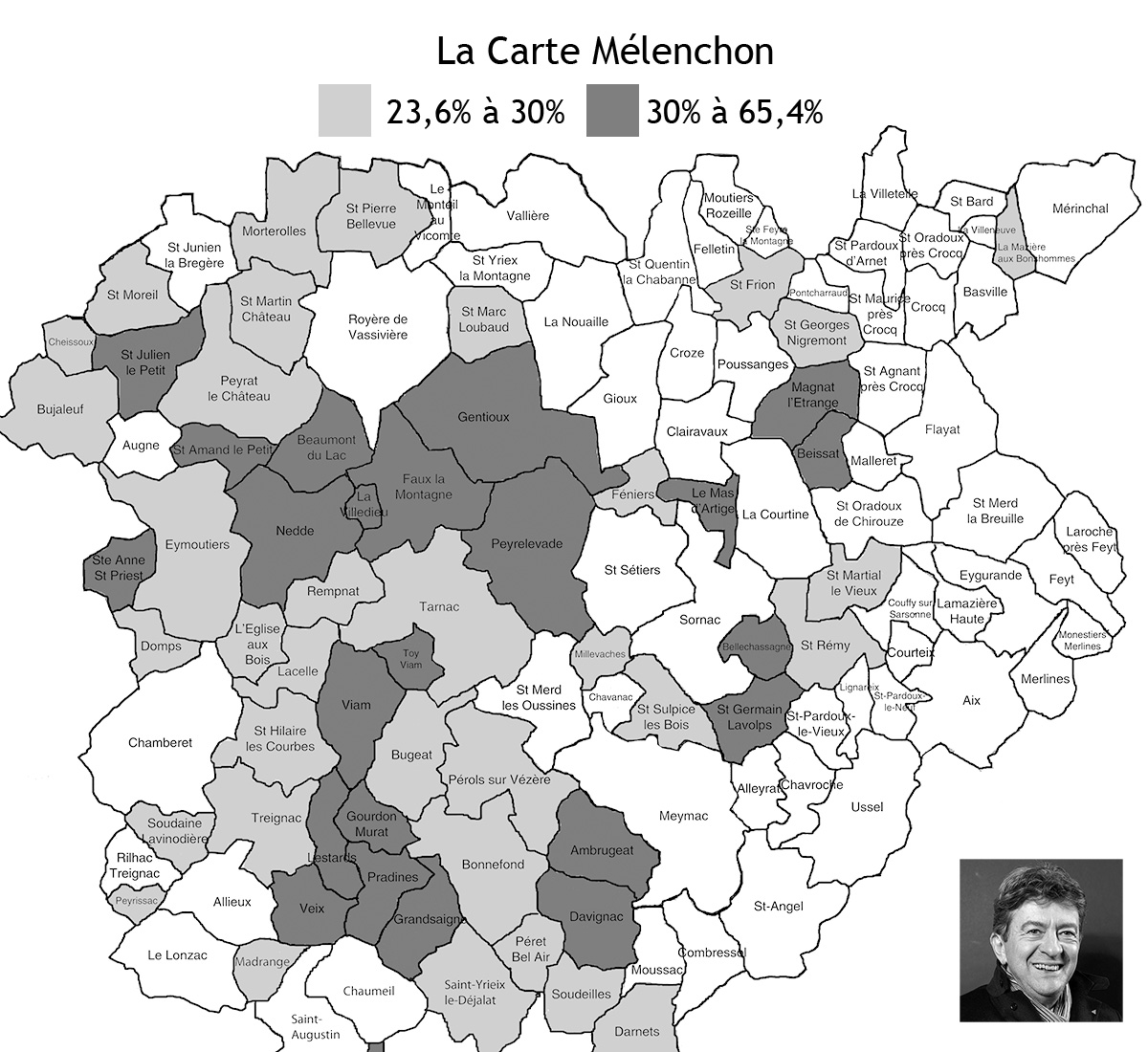 carte melenchon 2017