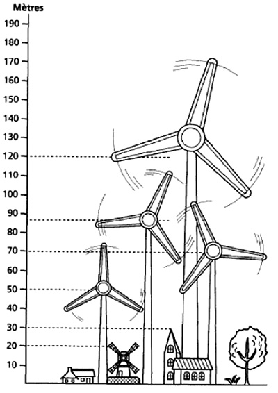 eolienne taille