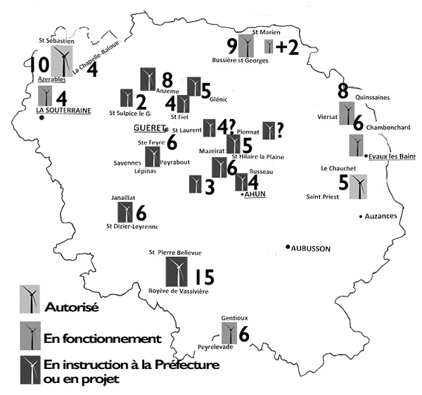 eoliennes en creuse 2019