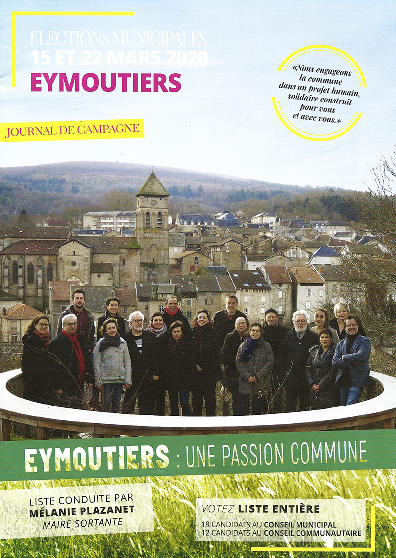 municipales 2020 eymoutiers