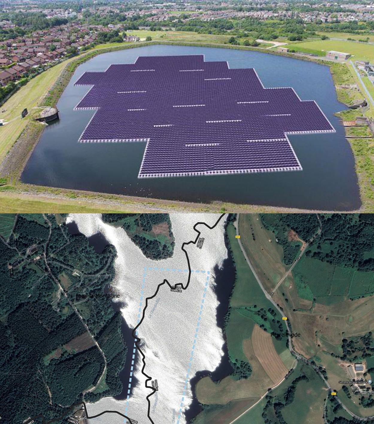 panneau photovoltaique lac chammet