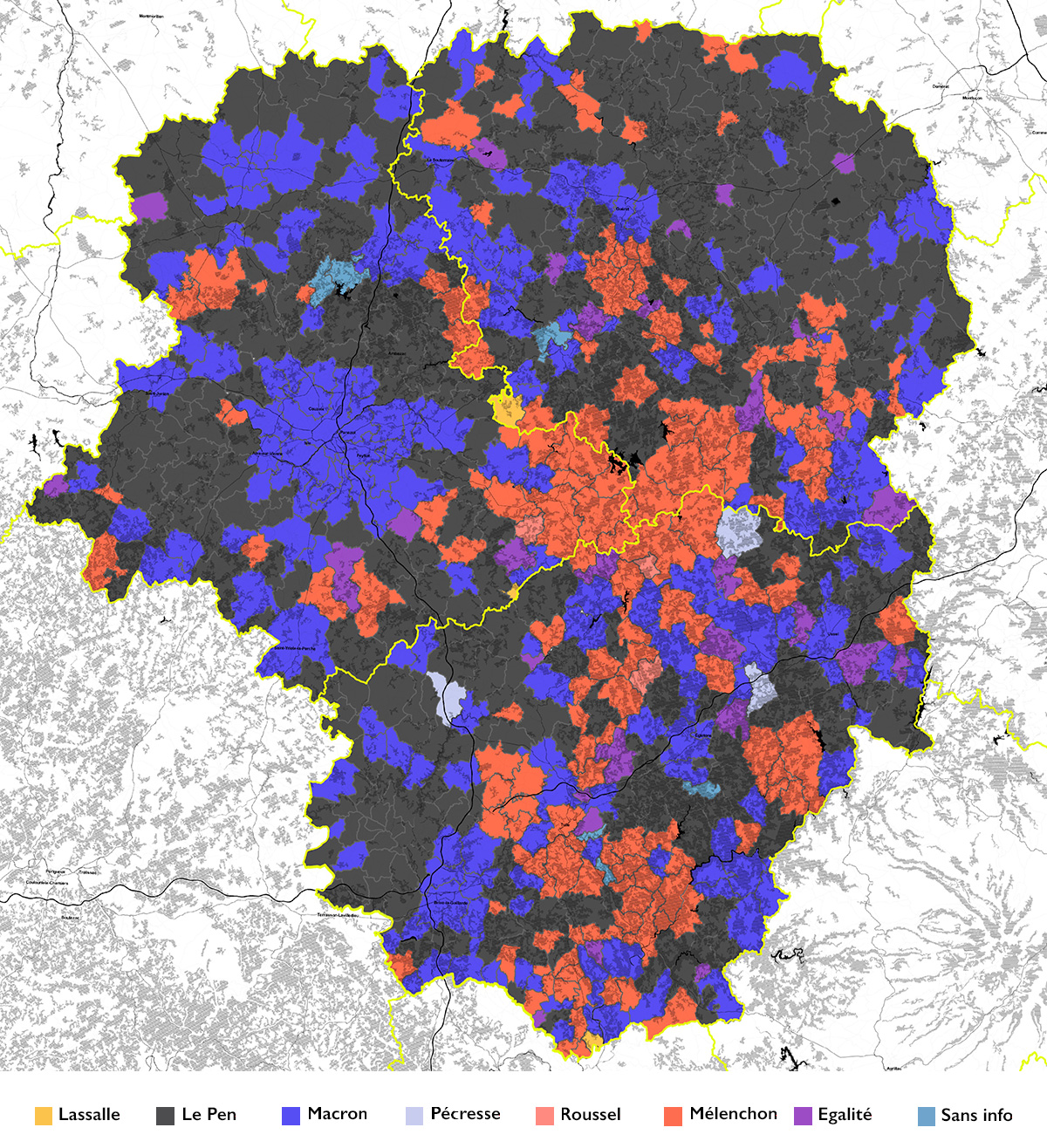 carte election presidentielle france 2022 01