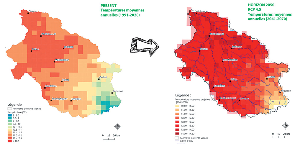 evolution climat bassin vienne