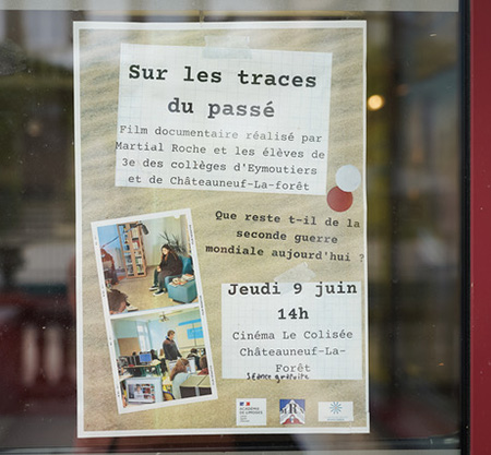 affiche sur les traces du passe