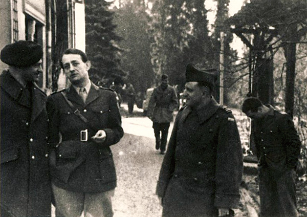 Jacquot Elie 1944 alsace avec le colonel Berger