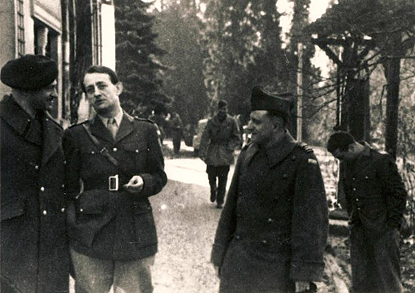 Jacquot Elie 1944 alsace avec le colonel Berger