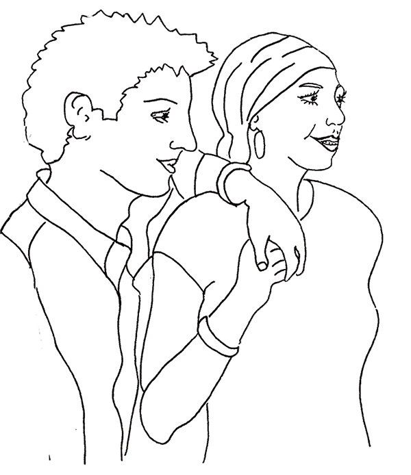 couple Agnes Nouaille