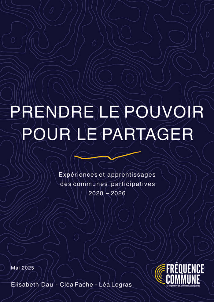 Prendre le pouvoir pour le partager