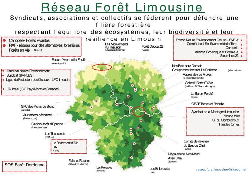 reseau foret