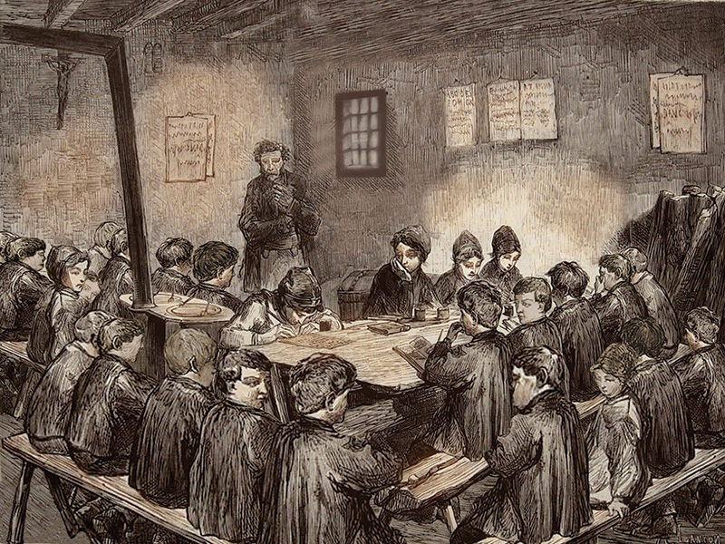 Classe dans la Maison d ecole V2