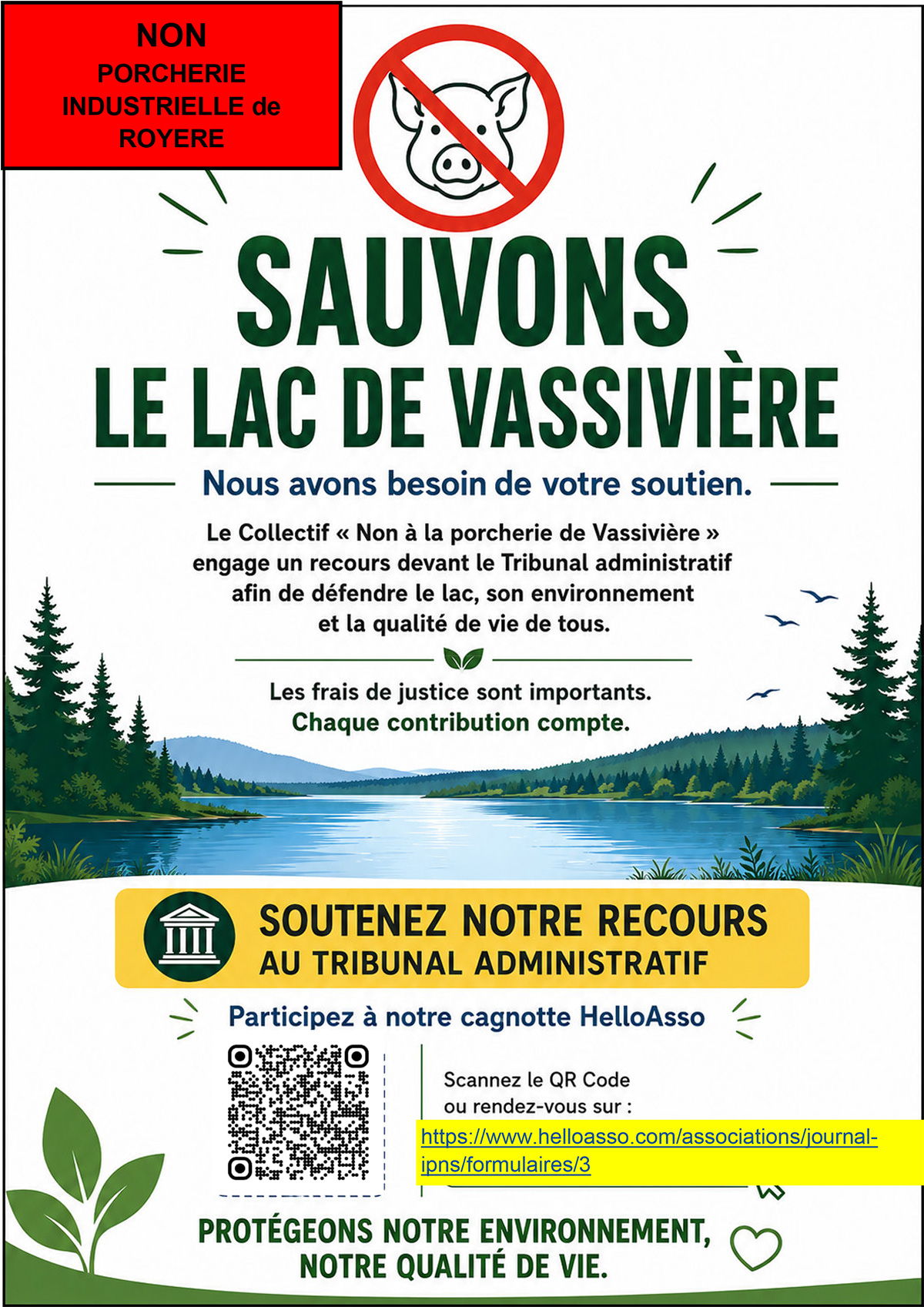 non a la porcherie royere